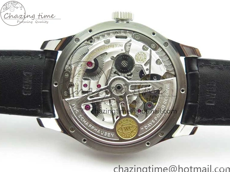 MIROTIME 1230 Portuguese Real PR Real Annual Calendar IW503510 ZF 1:1 Best Edition Green Dial on Black Leather Strap A QuickDry 7097